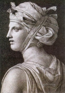 Mujer con turbante Neoclasicismo Jacques Louis David Pinturas al óleo